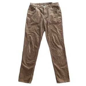 Vuori Pants Mens 32x31 Brown Corduroy 5-Pocket Zip Fly Casual V478 Straight
